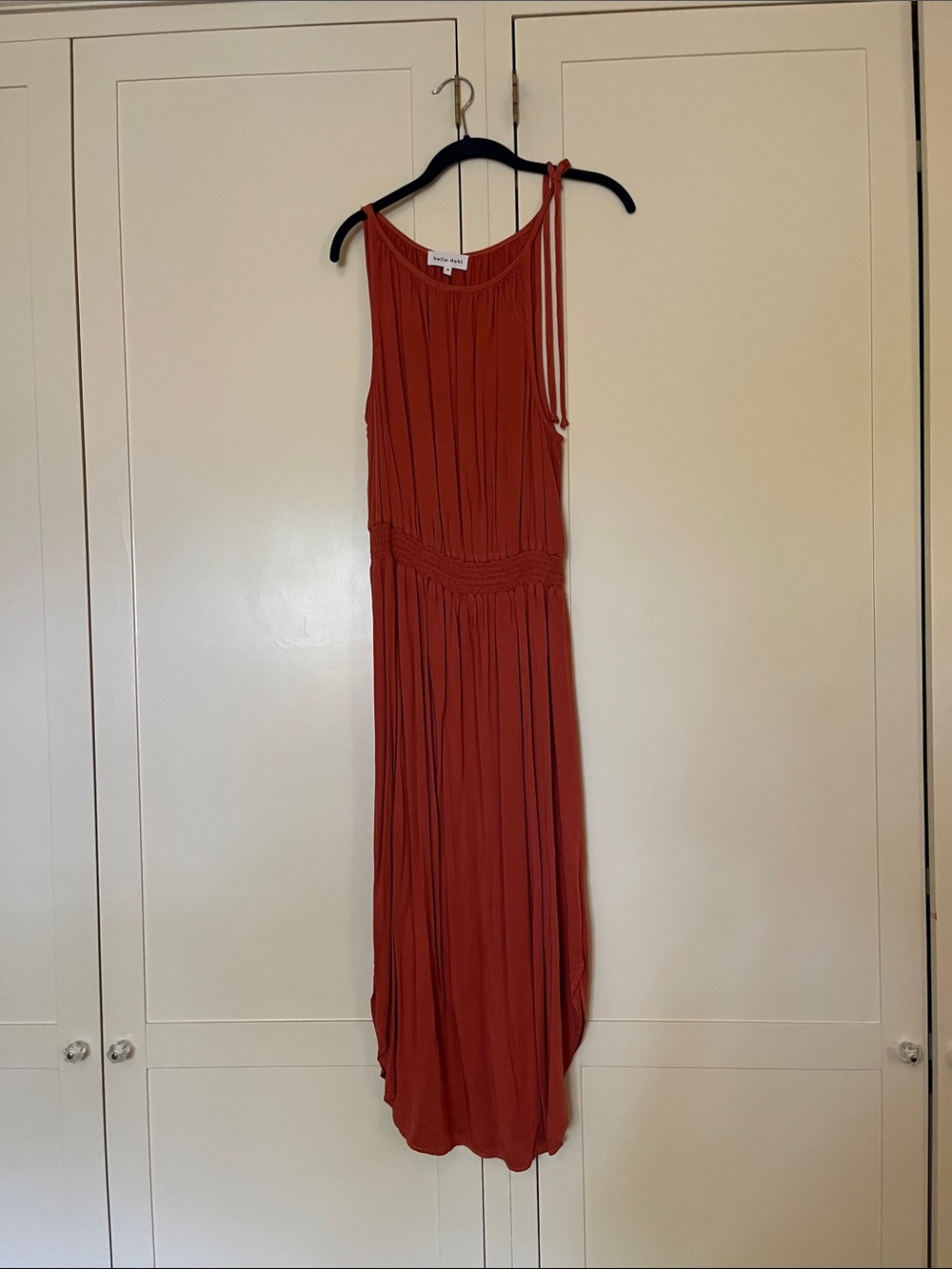 BELLA DAHL rust/orange dress size M